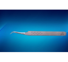 Tweezers curved Luxury metal type "G" with processing