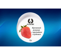 Cream remover with the strawberry flavor