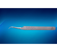 Tweezers curved Luxury metal type "G" with processing